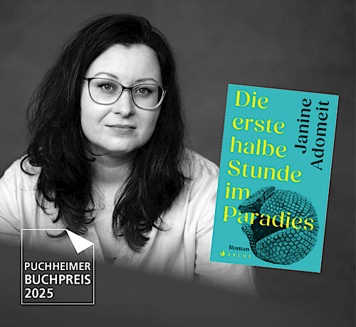 Puchheimer Buchpreis 2025 – Janine Adomeit liest aus ihrem Buch „Die erste halbe Stunde im Paradies“ am 8. August